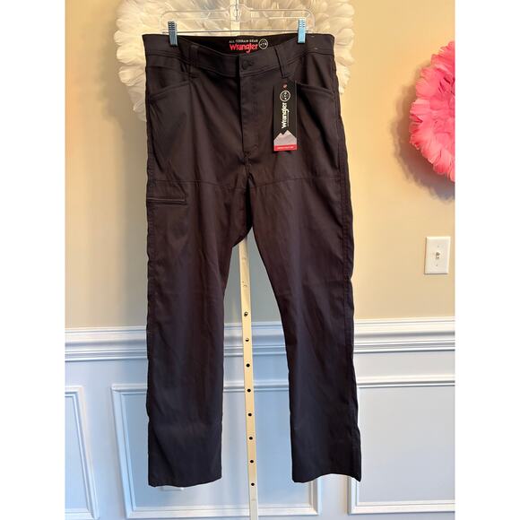 WRANGLER ATG SYNTHETIC UTILITY PANTS CHARCOL GRAY SIZE 34X32 NWT - Picture 1 of 4